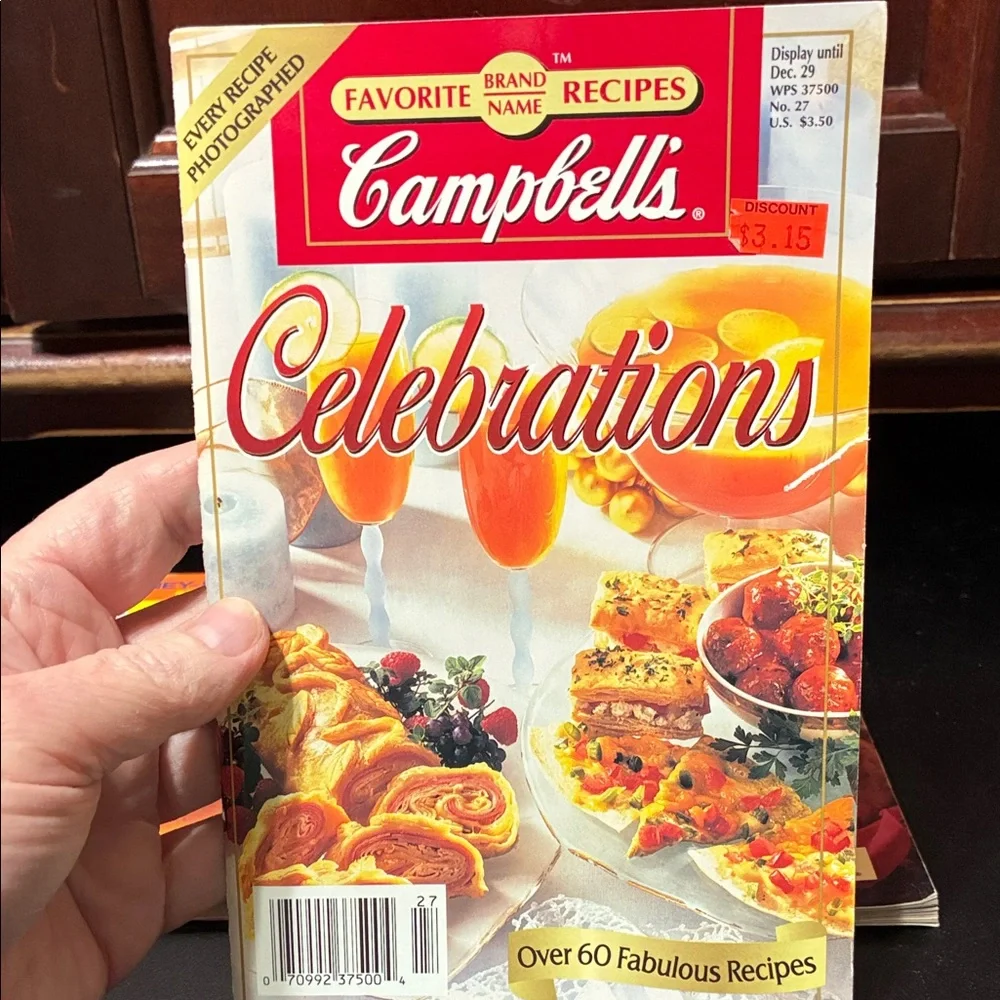 Vintage set of four assorted cookbook magazines